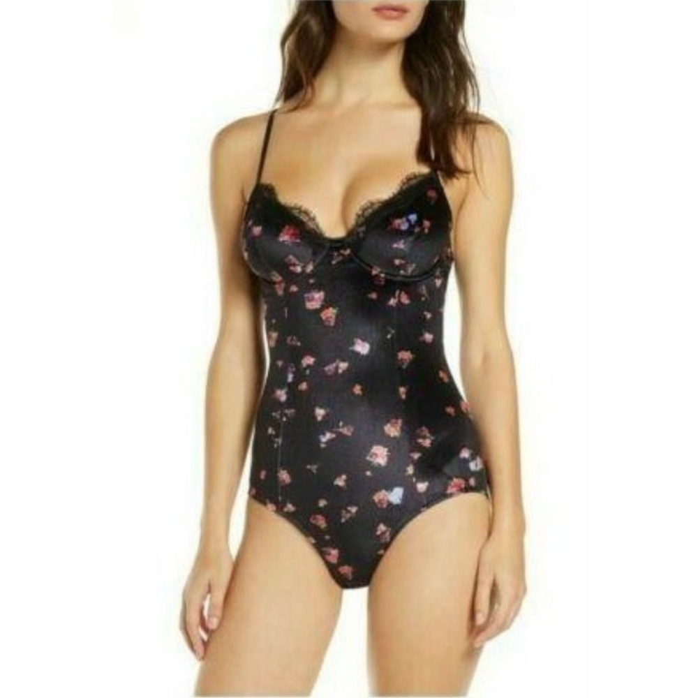 Jason Wu Body Suit Velvet Floral NWT